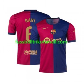 Fußballtrikots FC Barcelona GAVI 6 2024-2025 Kurzarm Heimtrikotsatz kaufen